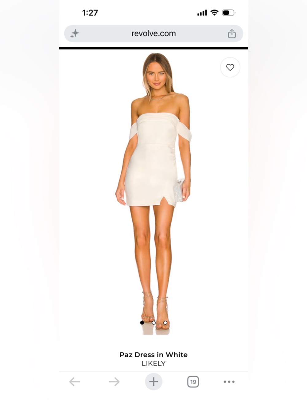 Likely Paz Dress in White